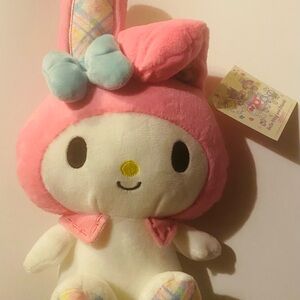 Sanrio My Melody Plush Toy - Pink and White